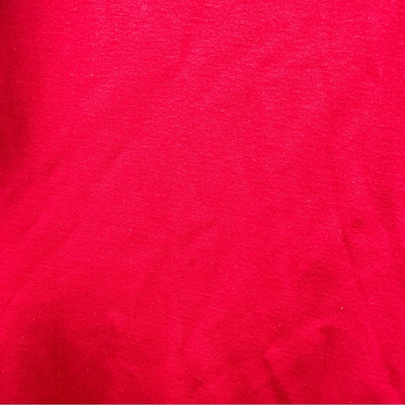 Ingrid & Isabel Maternity Red Flutter 3/4 Sleeve Round Neck Mini Shift Dress M - Picture 9 of 16